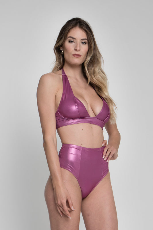 Top Bikini - Curvy Triangle Prugna